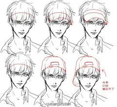 梦中我有一头迷人长发采集到手绘绘画。(1360图)_花瓣插画