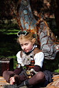 Adorable steampunk fairy at Elf Fantasy Fair 2013, Haarzuilens by mirjamraaf, via Flickr #采集大赛# #steampunk #