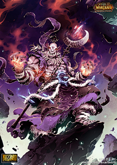 是个臭画画的采集到魔兽