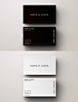 #businesscard #design from Blank Studio |  下载：https://creativemarket.com/Blank_Studio/681045-Black-White-Modern-Business-Card?u=zsoltczigler