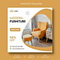 Furniture instagram social media post te... | Free Psd #Freepik #freepsd #banner #sale #template #social-media