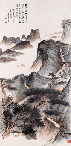 草堂话旧（采集到国画（清。张大千）一