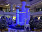 重庆协信星光时代广场2013年商场大厅圣诞布置