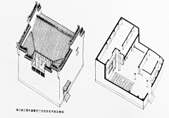 巫人记采集到中国古代建筑构建线稿
