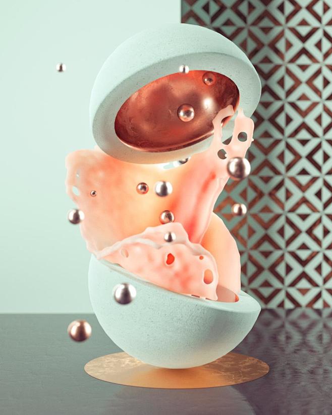 C4D 渲染 电商场景 大促 C4D首页...