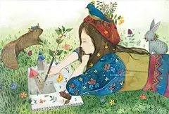 淡淡的伤感 意境动漫唯美插画图片大全_唯美图片
