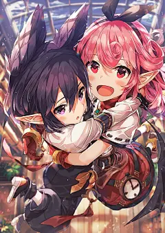 日漫风少女插画图片