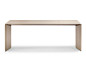 Executive desk C.E.O. CUBE DESK | Office desk by Poltrona Frau