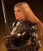 Female knight with sword