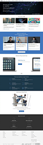 打开.ibm./us-en/，极尽扁平化的设计风格融入了具备科技分量的厚重感，呈现出了别具一格的品牌氛围。站首页Banner选用极具科技含量的机器人图片，将人与科技之间的和谐友好的场景表达了出来，作为站的头部，也奠定了整个站的基调。迎合“轻松科技感”的设计氛围，第三屏卡片式设计的背景图片，IBM选用了具备想象力空间的宇宙星空图隐隐浮动，配以愉悦感官体验的蓝色，将科技神秘感与无限探索的品牌欲望淋漓尽致的表达了出来。 #UI# #Web# #Banner#网站设计