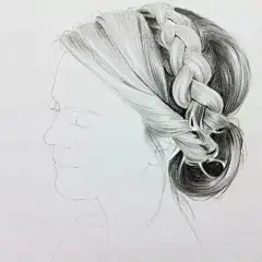 素描插画，她只用一年时间逆袭，却把人物画活了 : 回复“彩铅”，获300本彩铅插画教程+1000张插画素材 — — — — 不忘初心，方得始终 — — — — ▼▼▼ 素描插画是一种永不过时的艺术形式 素描插画 ▼ 01 关于她的爱好 02 关于发型种类 1 短发：创意指数：★★★