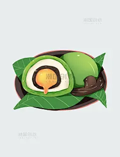 传统节日特色青团南方美食小吃清明节寒食节清明