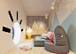 Super Stylish Kids Room Designs : Designing for kids can be tough.  Going down the road of themes risks that in a few years they’ll have totally changed their mind and you’re stuck with a co