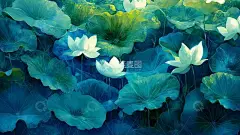 荷花高清电脑桌面壁纸