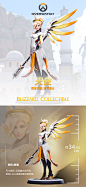 Blizzard 暴雪游戏周边 守望先锋 天使雕像手办-tmall.com天猫