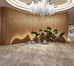 _疯~子丶采集到工装-新中式火锅店