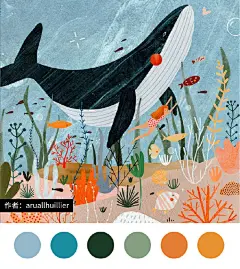 #资源君# 插画与配色。 ​​​​