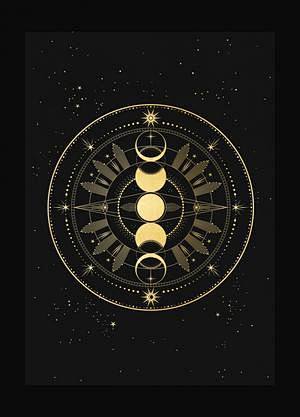 Moon Phase Totem art...