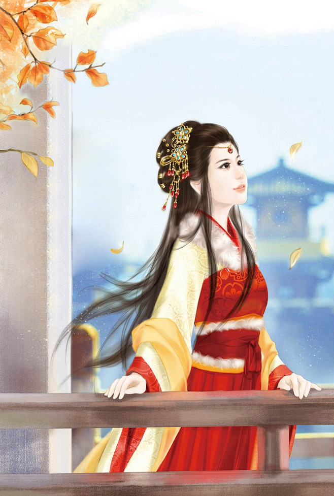 古风手绘美人