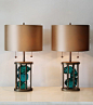 Pair of ‘Sylvia Slag’ Table Lamps | BLACKMAN CRUZ