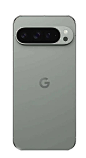 This may contain: the front and back view of an upcoming google pixel smartphone, with its camera facing forward