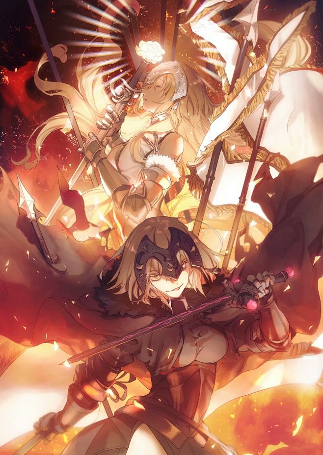 fate黑白贞 画师：ノ間