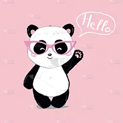 可爱的,白色,分离着色,熊猫,动物头,泰迪熊,华贵,野生动物,肖像,哺乳纲