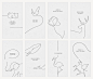 Free vector minimal phone wallpaper template vector set