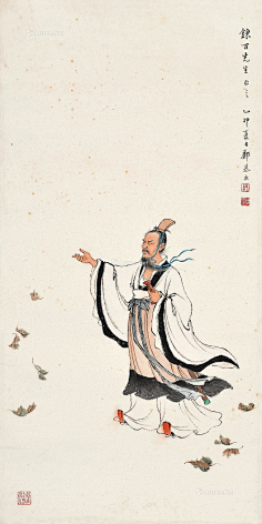 人物）（诗人）-花瓣网|陪你做生活的设计师 | 古风水墨诗人古人素材png