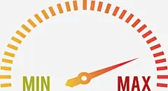 显示最值仪表盘高清素材 仪表盘 刻度盘 数据分析 最大值 最小值 矢量png 免抠png 设计图片 免费下载