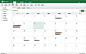 office2016风格后台管理系统-日历/日程页面