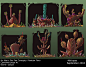 No Man's Sky Fan Concepts: Modular Flora - Desert Biome, Tony 'MrKrane' Carter : More NMS fan concepts. 
I thought it would be cool to design some modular flora for variety, similar to how the creature designs in the game work. 

The separate parts of the