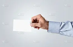 名片,空白的,手牵手,手,贺卡,衬衫,留白,标签,男商人