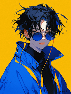 图图图灵啊采集到男脸