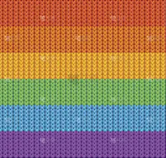 针织背景彩虹。向量