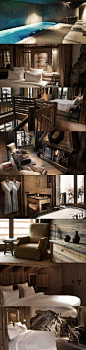 酒店的装潢将天然木材的粗犷朴实与现代家具的简洁时尚，图片来源：雪莱木艺：http://shelley.com.cn/