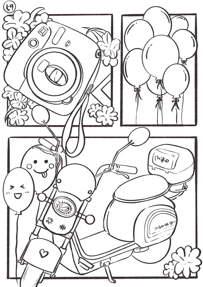 【59/100】控笔练习 | 分镜插画