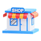 Shopping Store  3D Icon