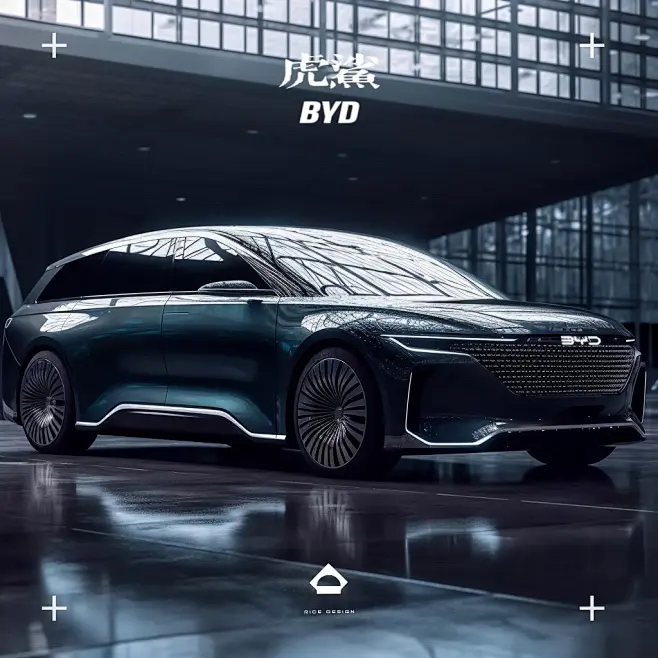 JIMMY RICE DESIGN：畅想｜BYD海中刺客鲨鱼系列。-BYD future electric Sedan畅想 -纯属个人娱乐创作 ...