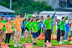 平安银行趣味运动会团建拓展，更多高清无水印照片请关注@活动汪