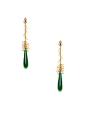 Azaara Jade & Freshwater Pearl Drop Earrings