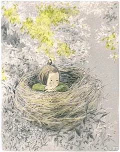 #儿童插画#日本绘本作家冈田千晶，擅长用粉彩与色铅笔作画，尤其喜欢她笔下的小女孩，表情细腻生动，非常喜欢！已引进绘本《小兔子和阿春》《快了快了》《爱的小秘密》《小拓的牵牛花》，喜欢细腻生活化画风的亲们可重点关注。作者个人网站：网页链接 ​
