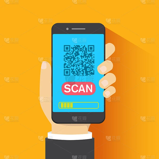 Concept of QR code, barcode scanning, verification图片_其他图片图片素材-花瓣网