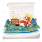中国风-国潮园林画卷建筑元素5