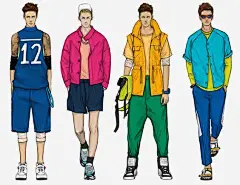 街拍男生png免抠素材_新图网 https://ixintu.com 手绘男生 卡通男生 运动男生 时尚男模特 篮球服 运动装