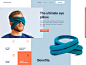 Innovative Eye Pillow Landing Page Design