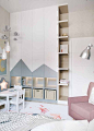 caixa organizadora para decoração de quarto infantil em tons neutros #caixaorganizadora #organization #organização