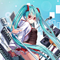 miku~  （可放大）#初音未来# #二次元#