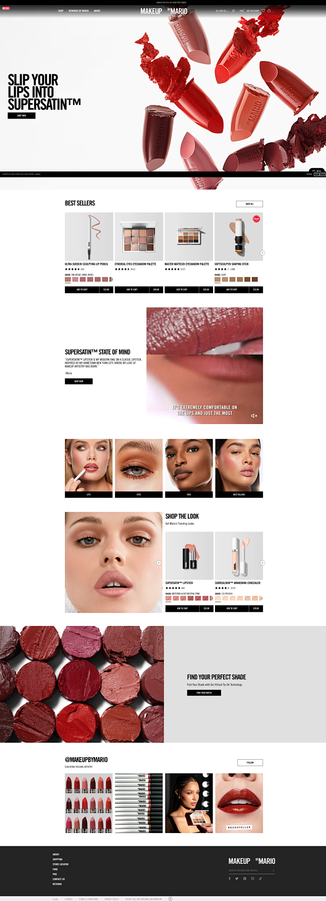 SHOP MAKEUP BY MARIO