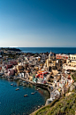 The Village of Procida, Gulf of Naples, Italy